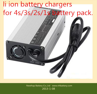 lithium battery charger for lithium battery pack 2s,3s,4s battery packs chargers 12.6v charger/16.8v charger/8.4v chargers for lithium ion battery pack chargers